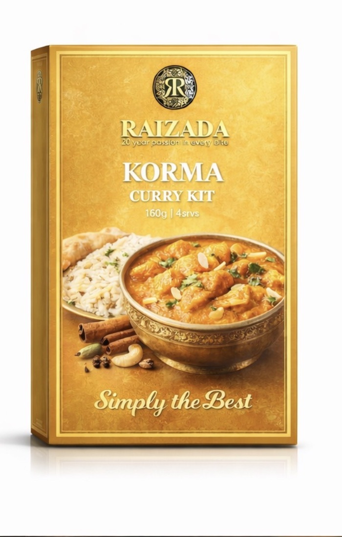 Korma Kit packaging